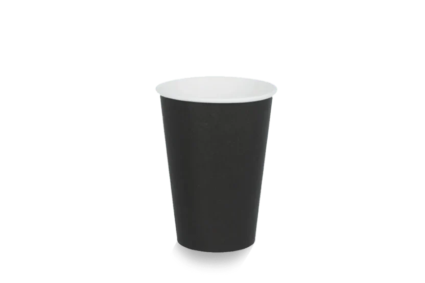 Kaffeebecher, Pappe, 180 ml 7,5 oz Ø 70 mm, FSC®Mix Schwarz 2500 Stück
