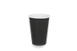 Kaffeebecher, Pappe, 180 ml 7,5 oz Ø 70 mm, FSC®Mix Schwarz 2500 Stück