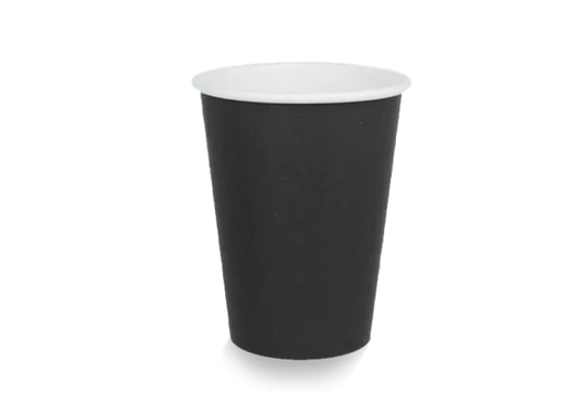 Kaffeebecher, Pappe, 360 ml 12 oz Ø 90 mm FSC®Mix, Schwarz